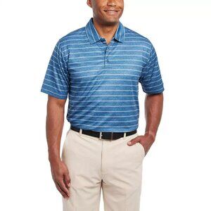 Pebble Beach Men's Size XXL Blue Dry Luxe Performance Golf Polo Shirt NWT